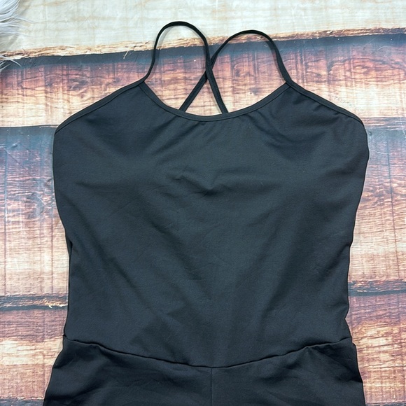 One Piece Workout Onesie Black - Picture 2 of 9